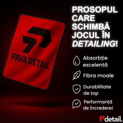 Prosop Ultra PAVA 70x90 cm – Microfibră Premium 1000 GSM