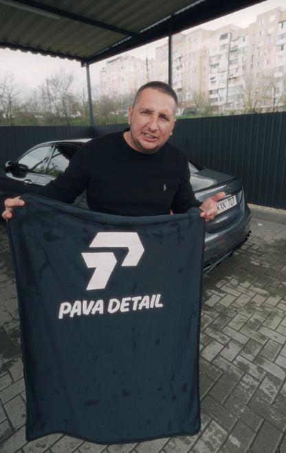 Prosop Negru Ultra PAVA 70x90 cm – Premium 1000 GSM